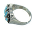 Turquoise And Opal Authentic Sterling Silver Ring Size 7 UX84170